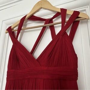 BCBGMaxAzria Maxi Red Dress